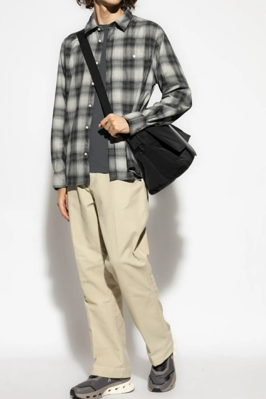 Officine Generale cream ‘Greg’ trousers