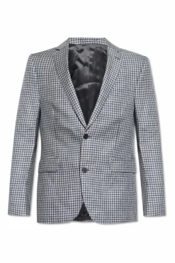 Officine Generale GREY Houndstooth blazer