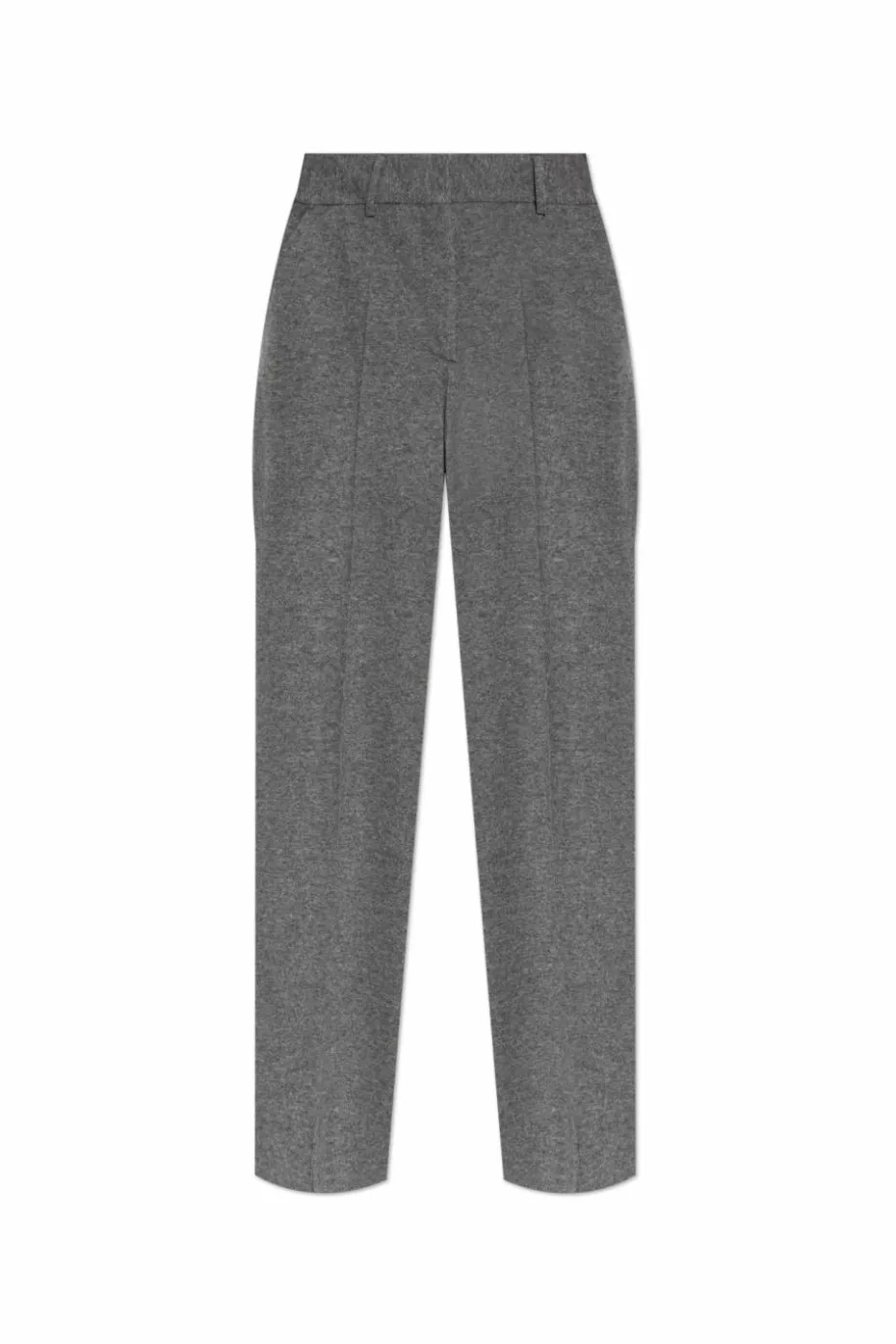 Officine Generale GREY Wool pants with wide legs