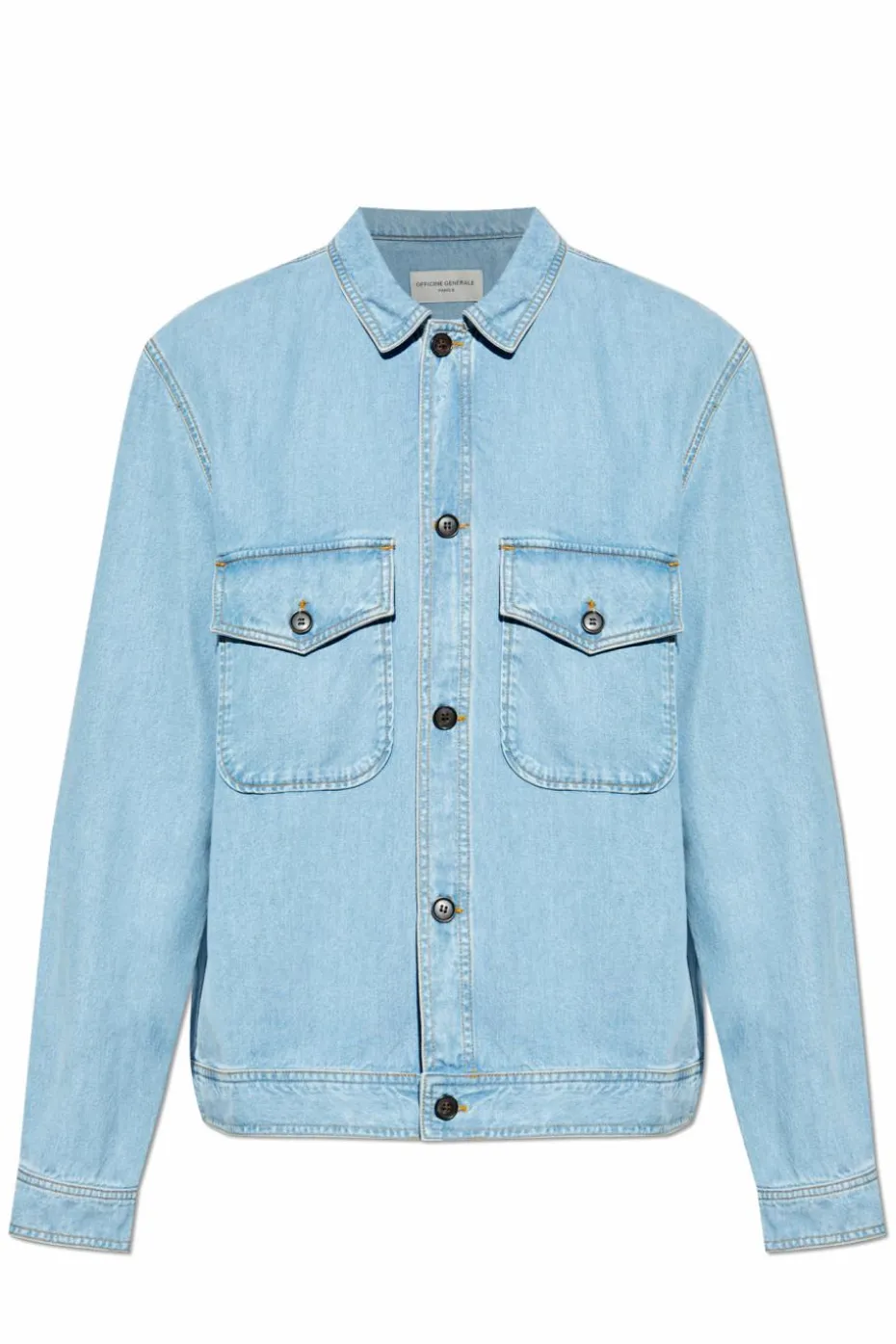 Officine Generale light blue ‘Hany’ denim jacket