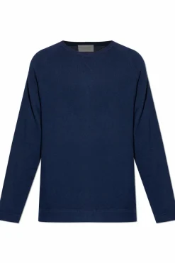 Officine Generale NAVY BLUE Cashmere sweater 'Nate'