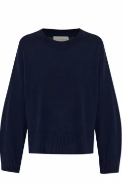 Officine Generale NAVY BLUE Cashmere sweater ‘Nicky’