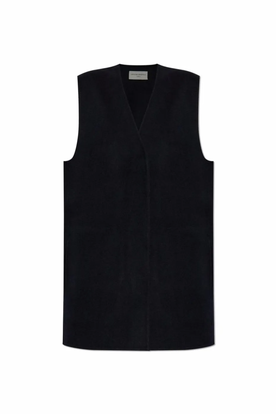 Officine Generale NAVY BLUE Wool vest ‘Reese’