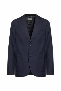 Officine Generale NAVY BLUE Wool blazer ‘Arthus’