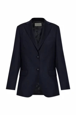 Officine Generale NAVY BLUE Wool Blazer ‘Charlene’