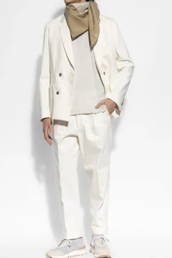 Officine Generale WHITE Double-breasted blazer