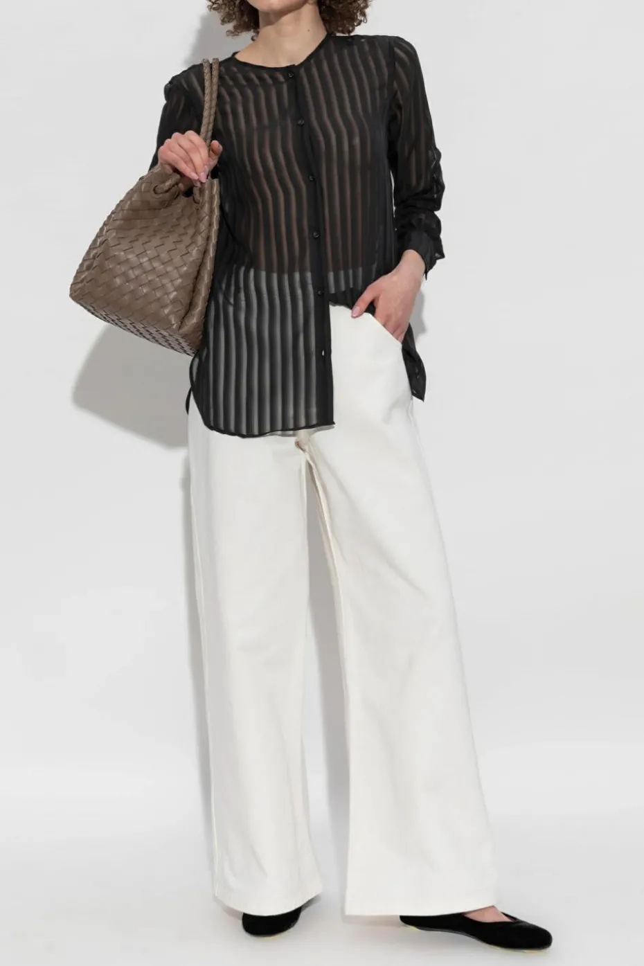 Officine Generale WHITE Jeans with pockets