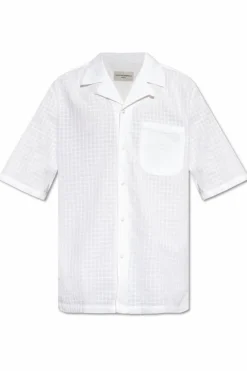 Officine Generale WHITE Shirt with pocket
