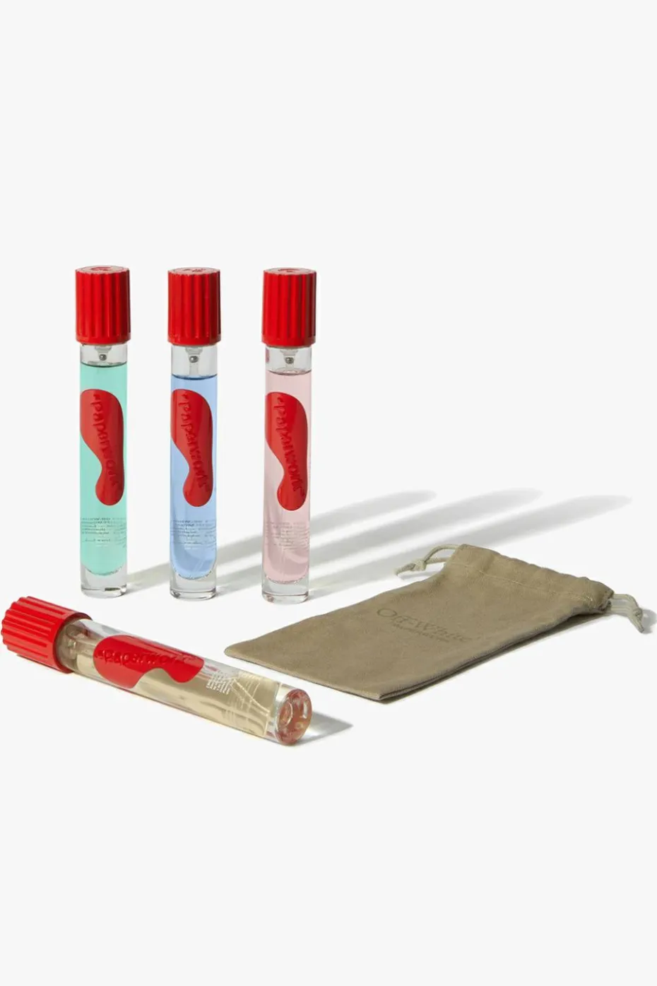 Off-White beige ‘Paperwork Solution Set’ eau de parfum collection