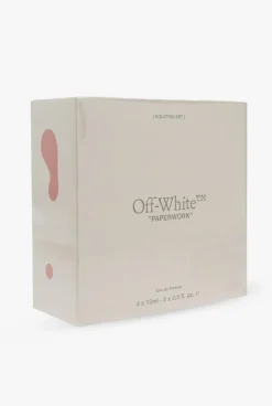 Off-White beige ‘Paperwork Solution Set’ eau de parfum collection