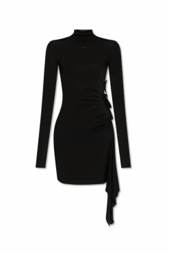 Off-White BLACK Dress with logo