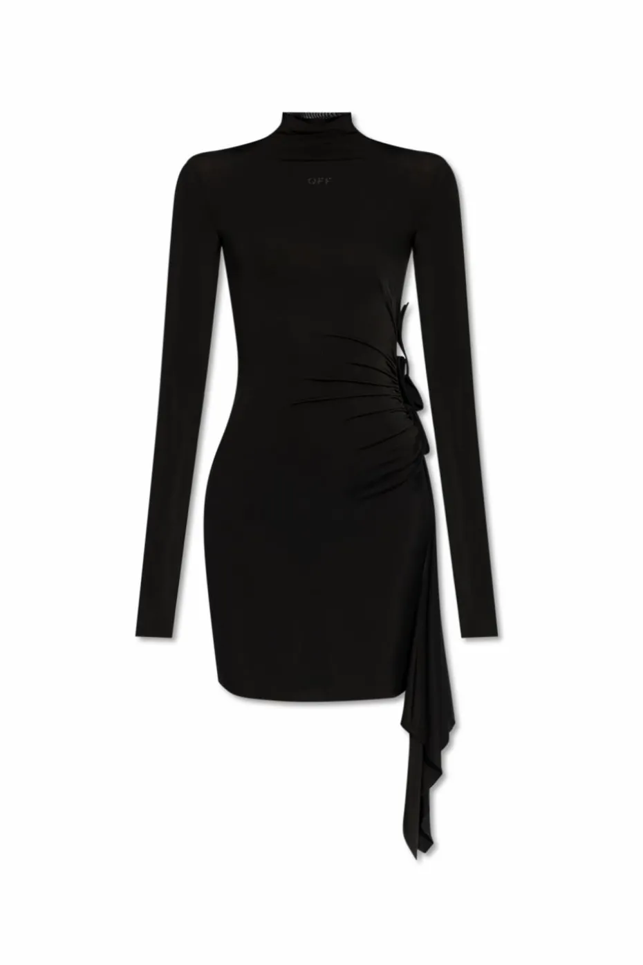 Off-White BLACK Dress with logo