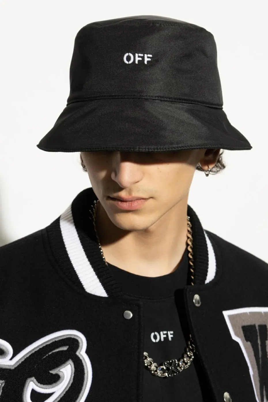 Off-White BLACK Hat with logo