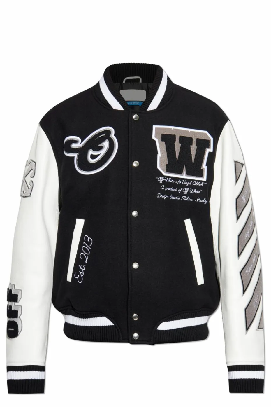 Off-White BLACK Jacket with logo