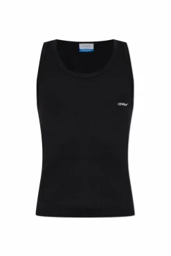 Off-White BLACK Sleeveless T-shirt