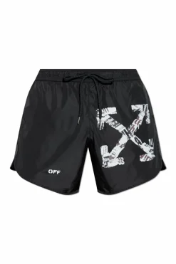 Off-White BLACK Swim shorts