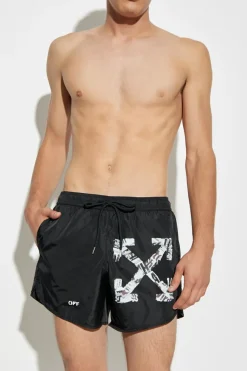Off-White BLACK Swim shorts