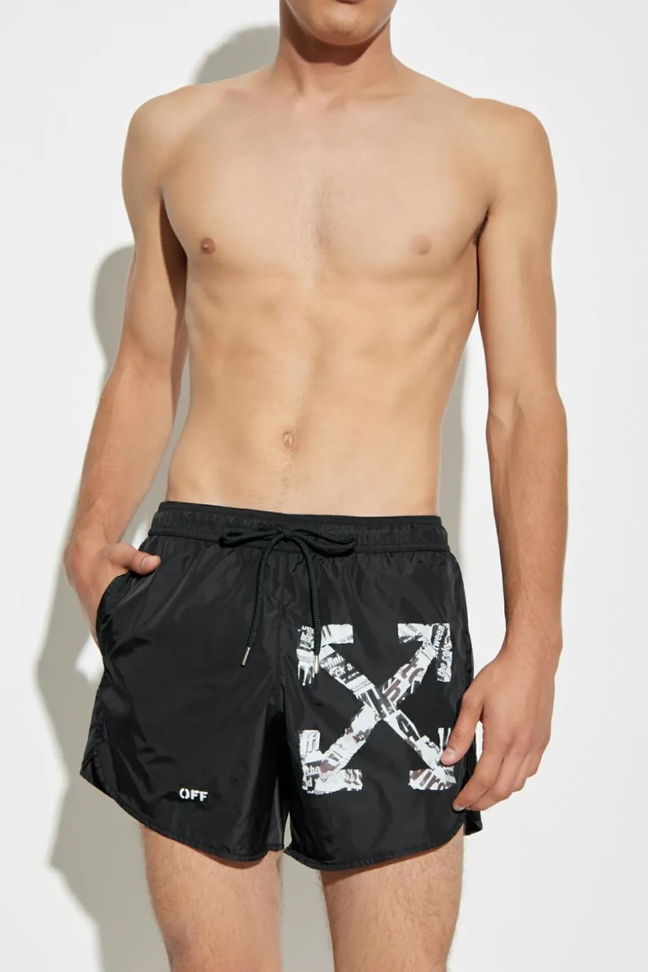 Off-White BLACK Swim shorts