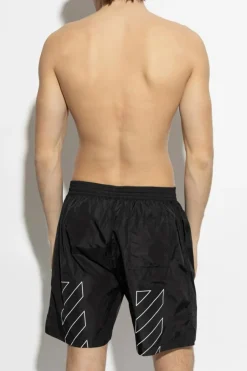 Off-White BLACK Swim trunks