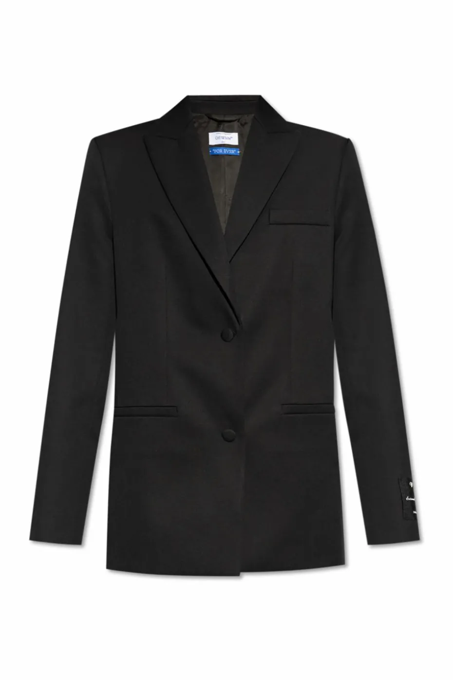 Off-White BLACK Wool blazer