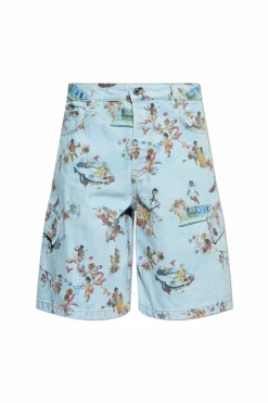 Off-White BLUE Printed shorts