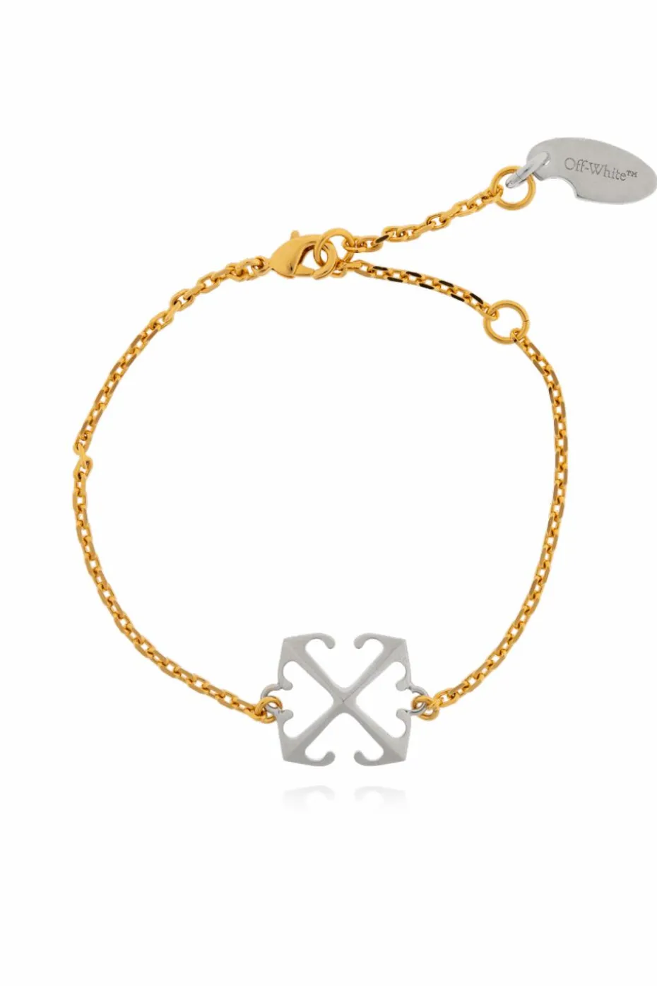 Off-White GOLD Bracelet with logo