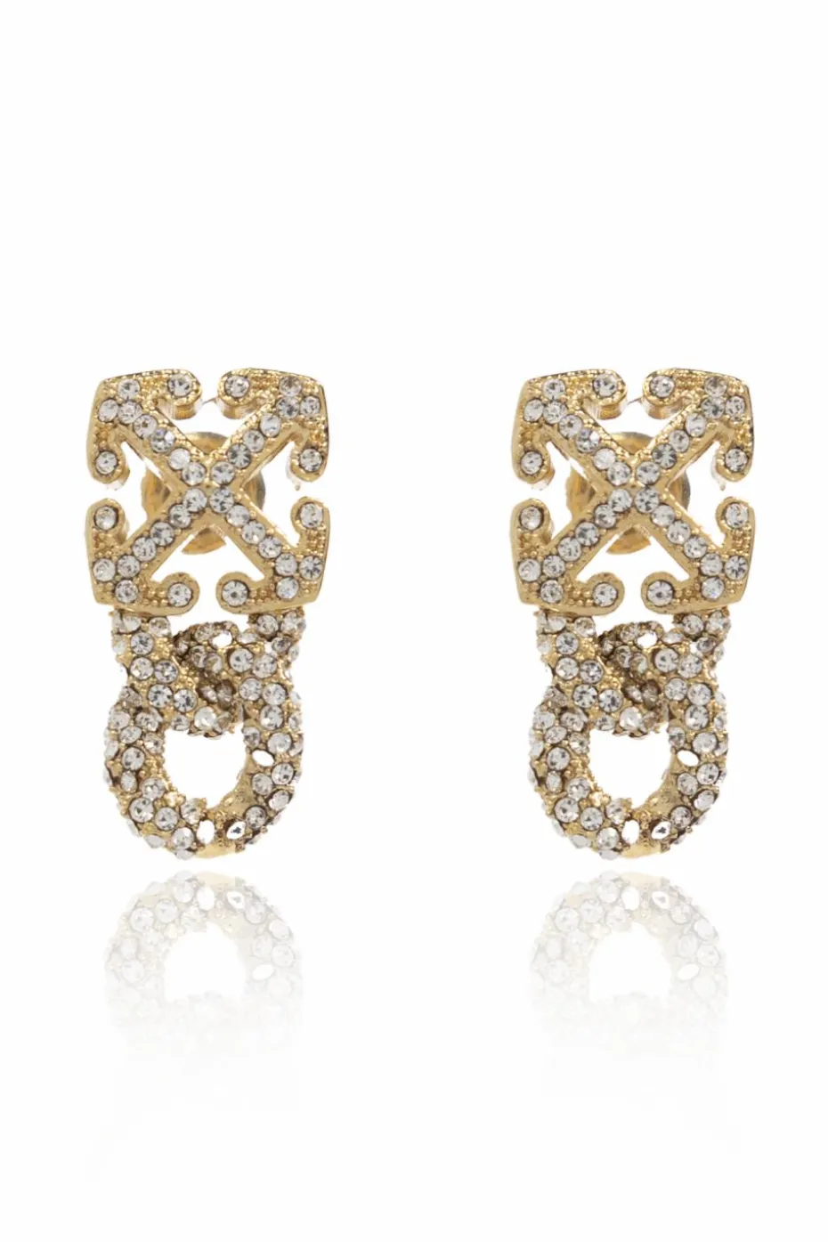 Off-White GOLD Brass earrings
