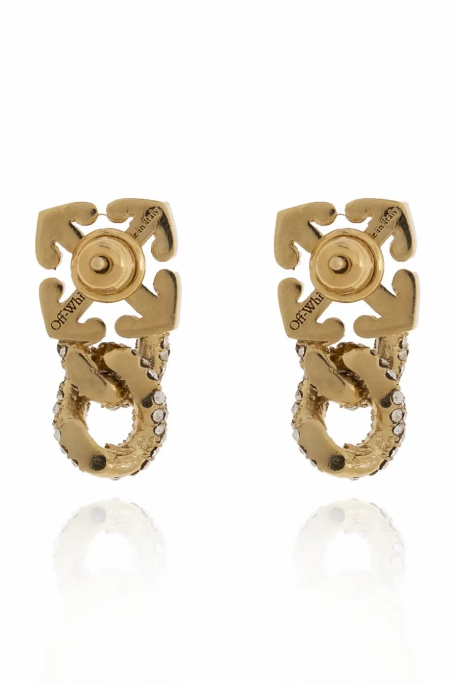Off-White GOLD Brass earrings