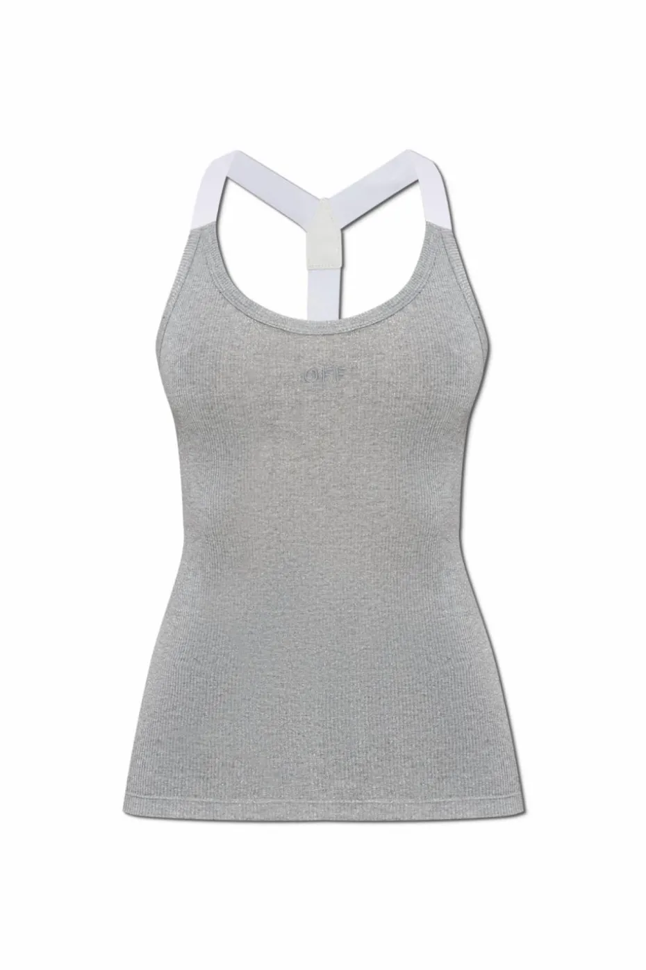 Off-White GREY Top with lurex thread
