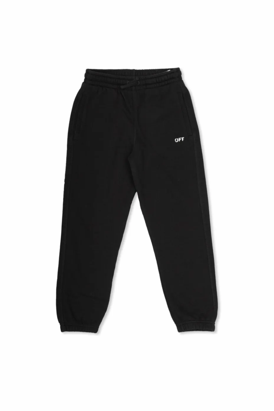 Off-White Kids BLACK Sweatpants with logo