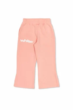 Off-White Kids PINK Sweatpants with printed logo