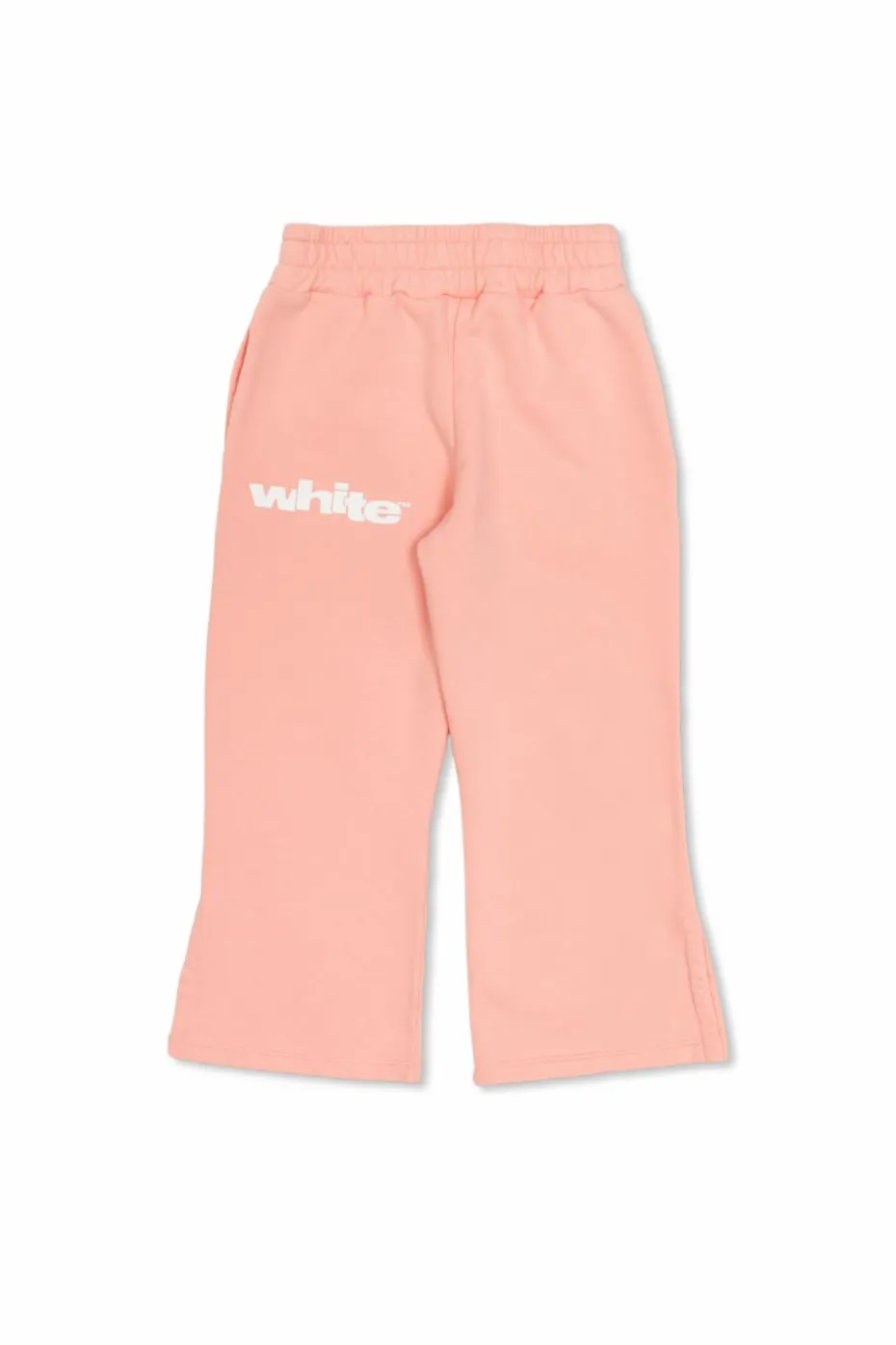 Off-White Kids PINK Sweatpants with printed logo