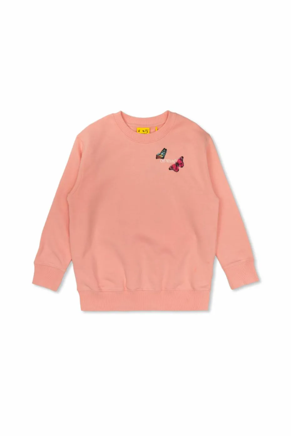 Off-White Kids PINK Sweatshirt with colorful print
