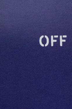 Off-White Kids PURPLE Cotton shorts with logo