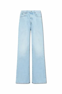 Off-White light blue Jeans with logo