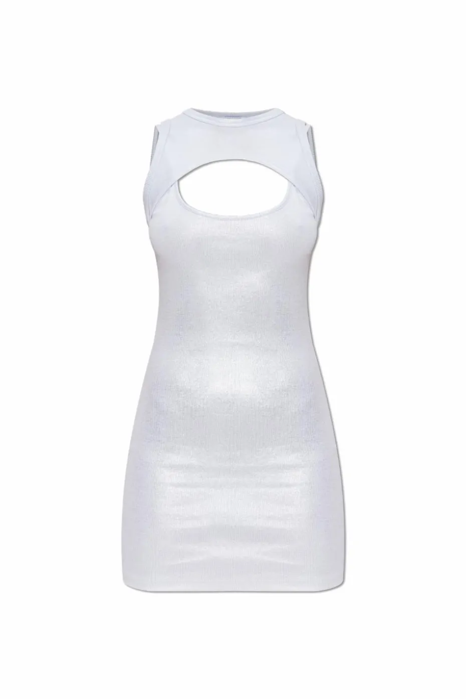Off-White SILVER Dress with decorative cutouts