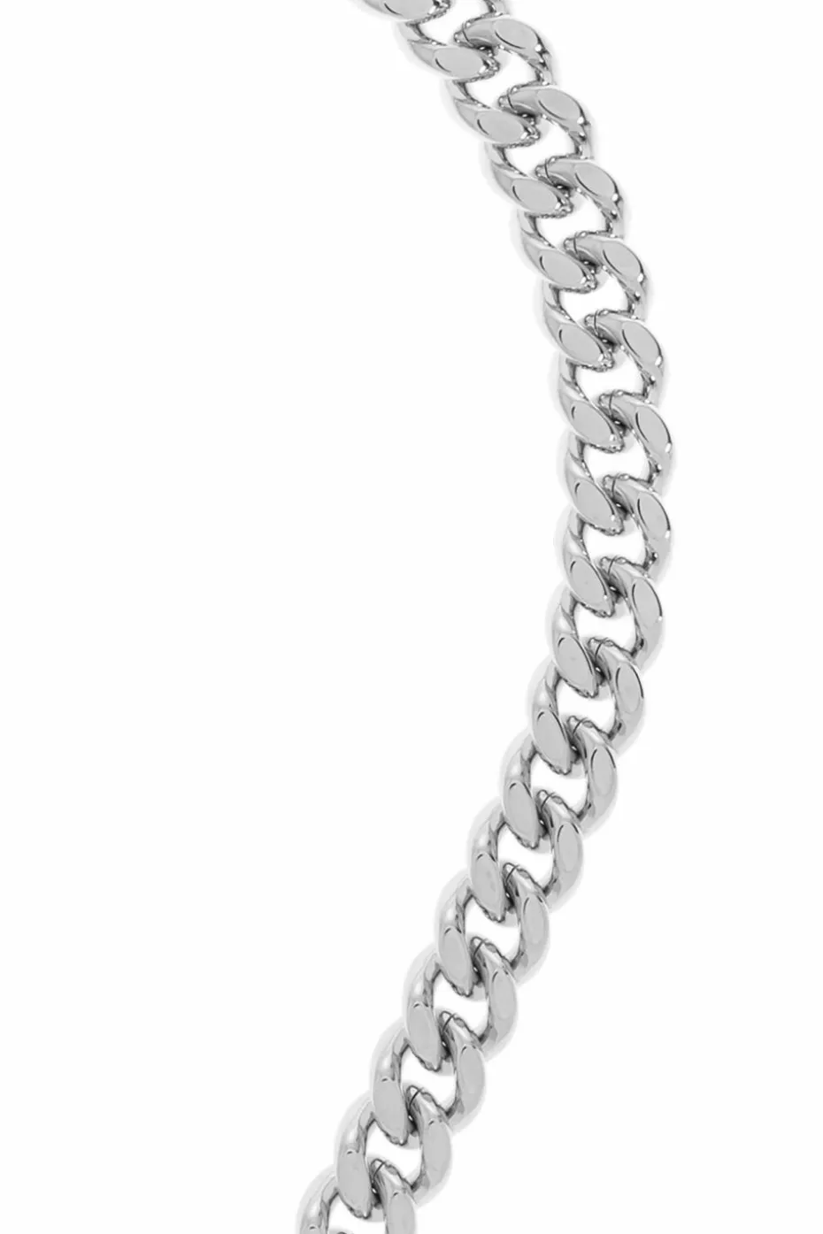 Off-White SILVER Necklace with logo