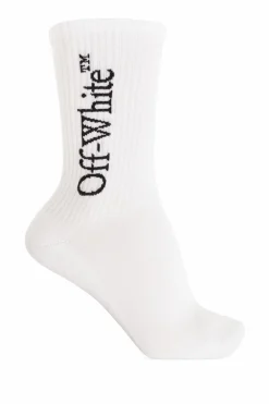 Off-White WHITE Ribbed socks