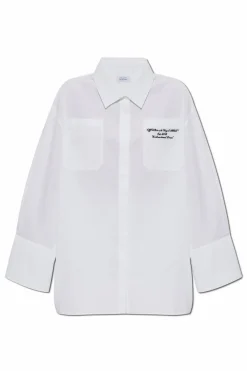 Off-White WHITE Shirt dress with pockets