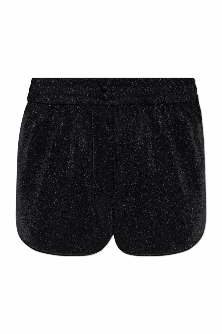 Oseree BLACK Shorts finished with lurex thread