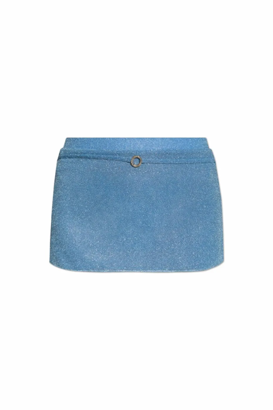 Oseree BLUE Skirt finished with lurex thread