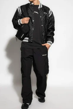 Palm Angels BLACK "Bomber" type jacket