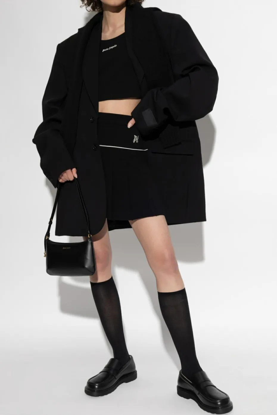 Palm Angels BLACK Strappy Top