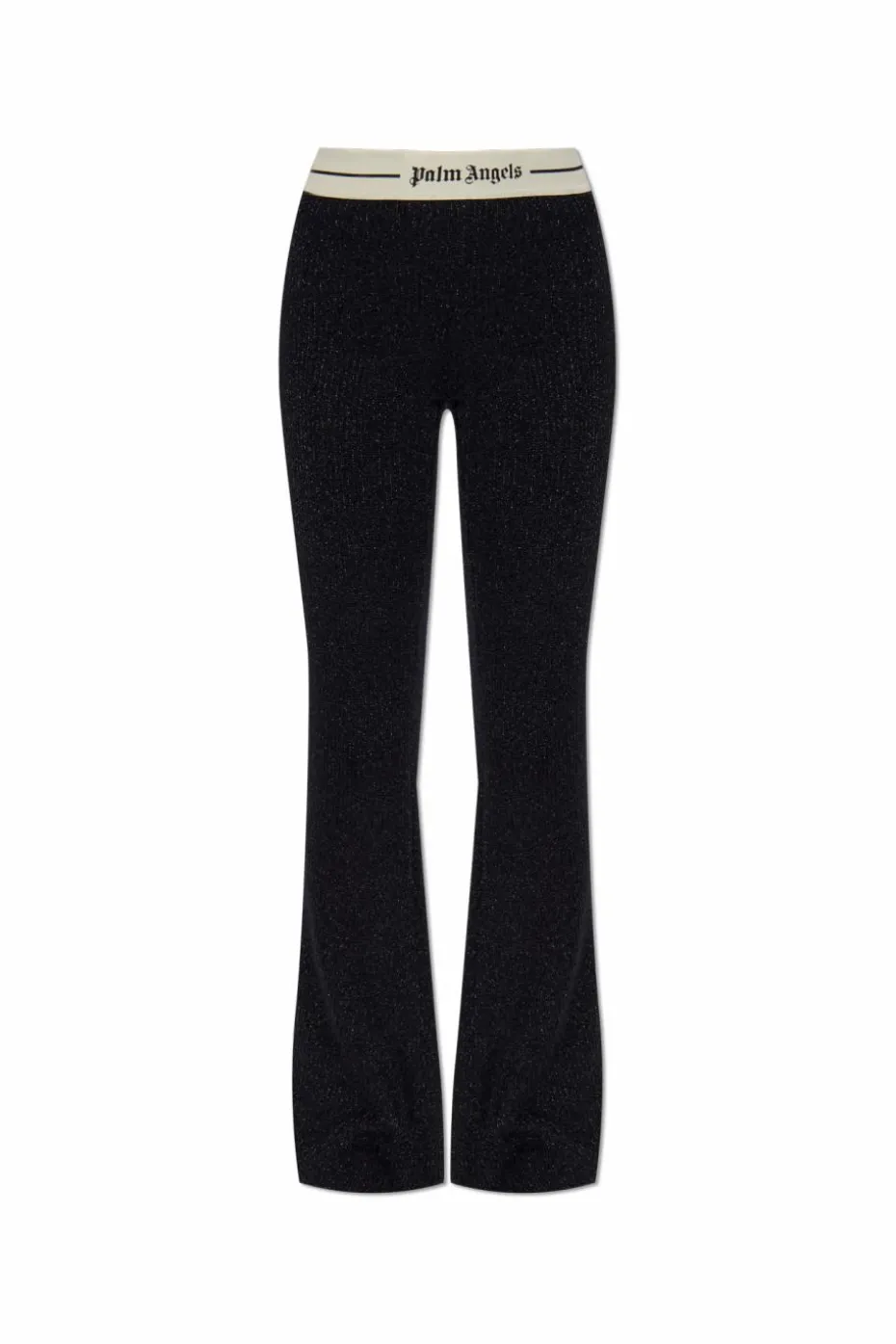 Palm Angels BLACK Striped pants