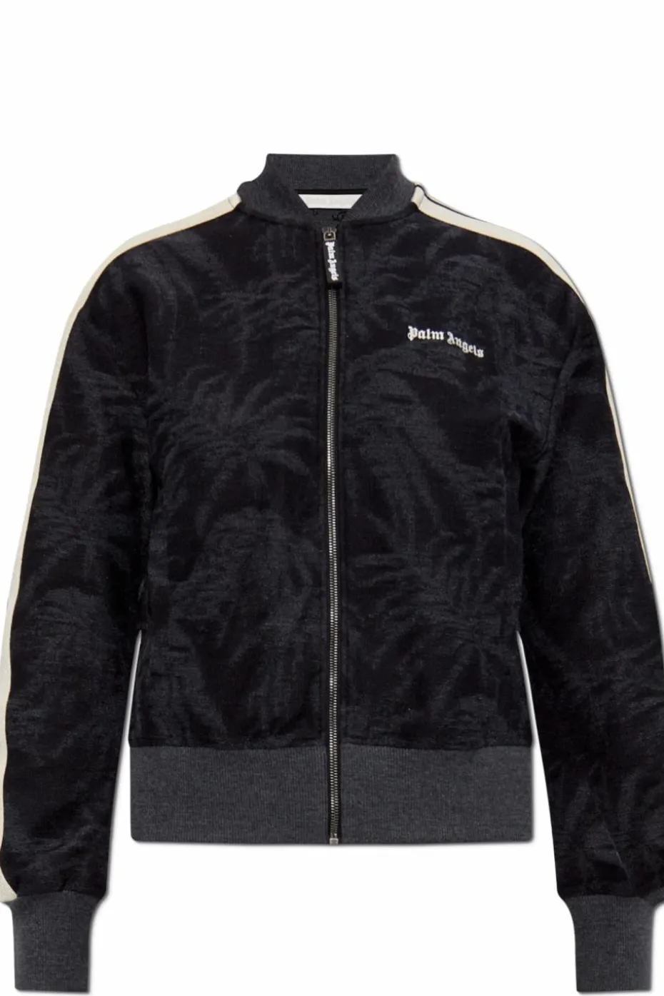 Palm Angels BLACK Sweatshirt with embroidered logo