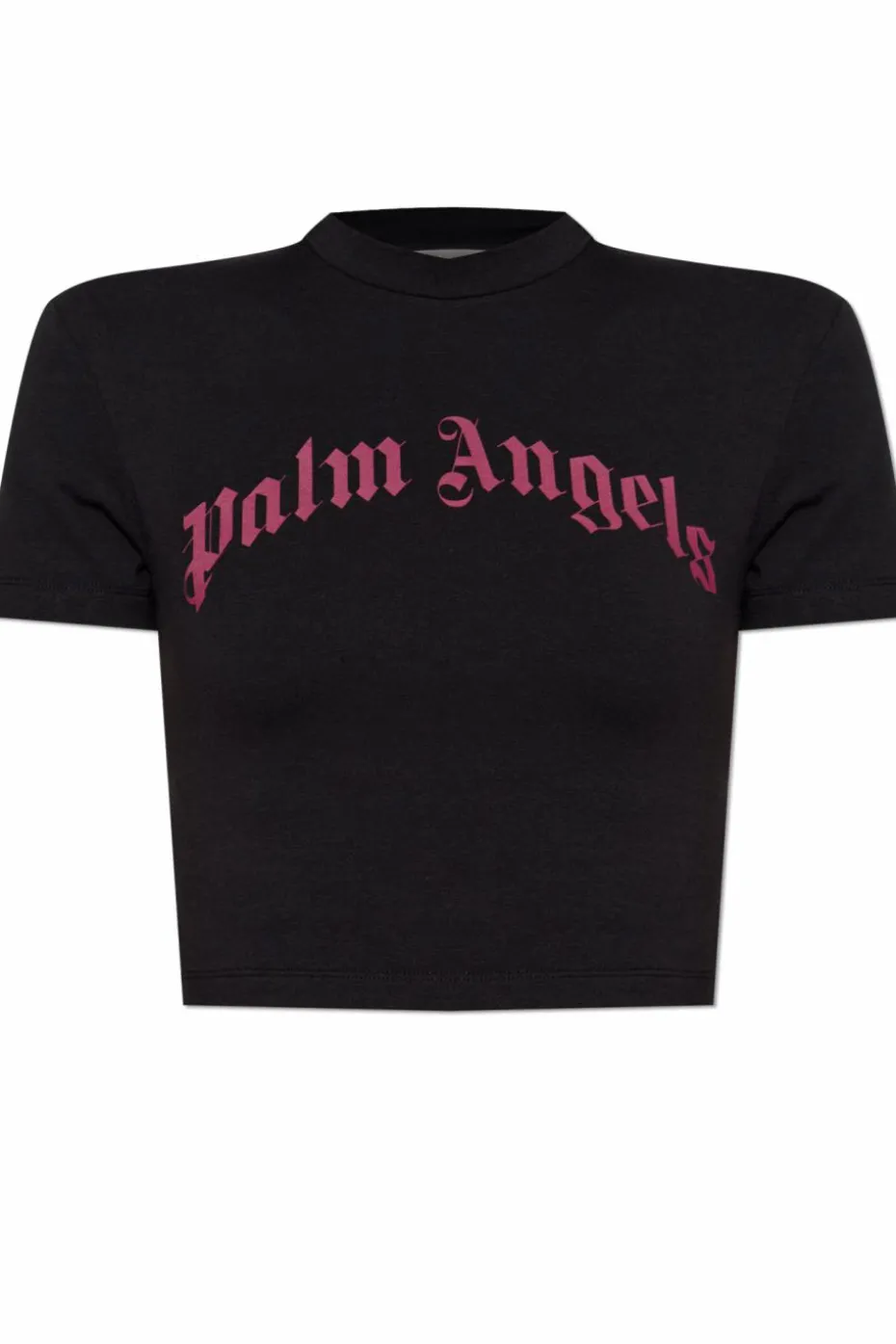 Palm Angels BLACK T-shirt with logo
