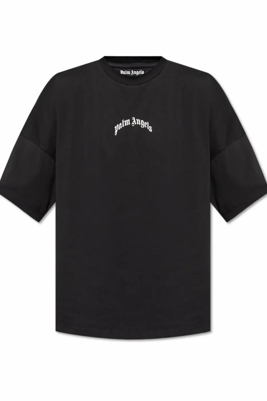 Palm Angels BLACK T-shirt with logo