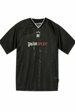 Palm Angels BLACK T-shirt with logo