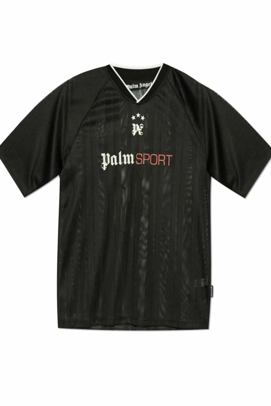 Palm Angels BLACK T-shirt with logo