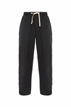 Palm Angels BLACK Wide-leg pants